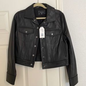 Universal Standard Parker Leather Jacket